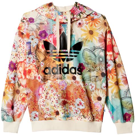 hoodies damen blumen adidas|adidas women's hoodie.